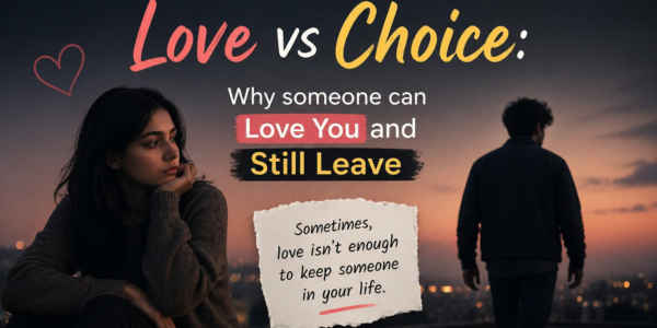 Why someone can Love You and Still Leave